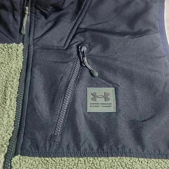 UNDER ARMOUR ⛳️ Mens UA Mission full zip Boucle Vest size mens 3xl - Picture 2 of 11